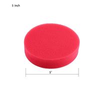 ZASCHMOY 19Pcs 4" Sponge Buffing Polishing Waxing Pad Kit for Car Polisher Buffer with M10 Drill Adapter - Polishing Pads for Professional and Use (5 inches (M14 screw))