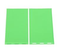 ZASCHMOY 2 PCS Silicone Beeswax Press Sheets for Making - Flexible Beekeeper Equipment - 5.4mm Thickness, Suitable for Various Beeswax Products - 450x285mm & 423x270mm (Green)