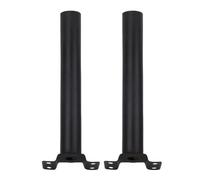 ZASCHMOY 2 Sets Light Pole Mount Alloy Steel Adjustable Angle Multifunctional Solar Lighting Mounting Bracket for Barn Light, Durable and Easy to Install, Ideal for Indoor and Outdoor Use