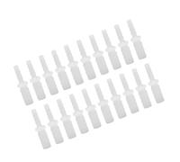 ZASCHMOY 20PCS 2-Way Straight Aquarium Water Pipe Adapter - Durable Fish Tank Joint Connectors for All Types of Water Pipes - High-Strength Plastic Hose Fittings