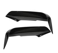 ZASCHMOY 2pcs Front Bumper Vent Canard Splitter Left Right ABS Wind Knife Replacement for 3 Series F30 F31 F3 320i 328i M Sport (Black)