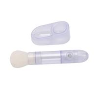 ZASCHMOY 3 In 1 Glitter Brush Nail Powder Box With Ergonomic Handle Transparent Base Portable For French Manicure Art Professionals DIY Enthusiasts ABS Material