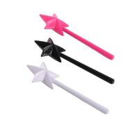 ZASCHMOY 3-Piece Star Salt and Bottle Wand Seasoning Dispenser Refillable Pink Black White