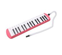 ZASCHMOY 32 Keys Melodica Instrument for Beginners - Compact Mouth Piano with Exquisite Design & Ergonomic Comfort - Ideal for Musical Education - Available in Blue/Pink/Black (Pink)