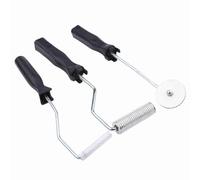 ZASCHMOY 3Pcs Aluminum Alloy Fiberglass Bubble Paddle Tool Kit - Durable Laminating Roller Set for FRP Mold - Efficient Resin Management for Industrial Production