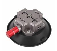 ZASCHMOY 4.7 Inch Suction Cup Camera Mount - Aluminum Alloy & Silicone Design, 360° Adjustable & Stable Mount for Action & SLR Cameras - Versatile Car with Multiple Threads