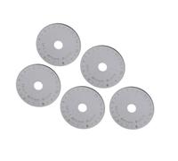 ZASCHMOY 45mm Cutter Vane/Wing, Alloy Steel Replacement Blades for Effortless Cutting in Fabric, Leather, Paper, and Plastic - 5 Pcs Pack