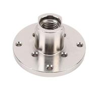 ZASCHMOY 4in Lathe Faceplate Woodworking with Screw Chuck for 1in-8TPI Spindle - Durable Steel Panel for Woodturning Projects