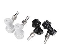 ZASCHMOY 4PCS Plastic Ball Lock Keg Fittings Adapter Clamp - Durable, Easy to Use, MFL Threaded Connectors for Home Brewing Systems