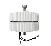 ZASCHMOY 500W 48V Low Speed Permanent Magnet Generator AC Alternator Wind Generator Motor with Rare Earth NdFeB Pure Copper Winding for Home Industrial Wind Power Projects (500W 48V)