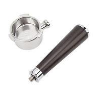 ZASCHMOY 51mm Bottomless Portafilter Replacement for Italian EC0680 EC0685 Coffee Machines - Food-Grade Stainless Steel, Easy to, Includes Filter Basket (#3)