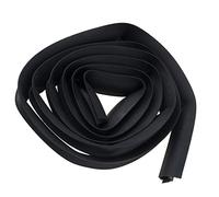 ZASCHMOY 5M Car Rubber Seal Strip Big D Small D Z P Type Auto Door Weatherstrip with Double Sided Adhesive for RV Truck Cart Water Dust Proof Sound Insulation (Small)