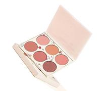 ZASCHMOY 6 Color Blush Palette, Matte Bright Pigmented Face Powder, Long Lasting Delicate Texture, with Compact Lightweight Design (6 Color Blush Palette)