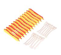 ZASCHMOY 6PCS Hair Rollers for Curling, Salon Cold Wave Rods with Rubber Bands, Hair Styling Tool for Girls Women, Works on Dry Wet Long Short (3)