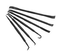 ZASCHMOY 6PCS Pry Bar Hook Set - Double Ended ABS Plastic Black Tools for Removing O-Ring Sealing Accessories - Versatile & Durable Design