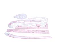 ZASCHMOY 7-piece Sewing Ruler Set, French Curve Pattern Making Ruler, Essential Tool for Novice Tailors and Designers, Suitable for Clothing Design, Transparent, High-precision materials.