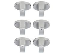 ZASCHMOY 8mm Control Knob Zinc Alloy Replacement Part, Suitable for Kitchen Gas, Microwave Ovens and Ovens. (45° Switch)