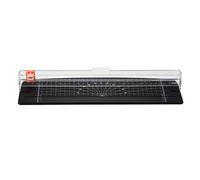 ZASCHMOY A4 Paper Trimmer, Portable Paper Cutter with Stainless Steel for Craft Photo Laminated Label, 12 Inch Cutting Width (Black)