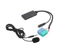 ZASCHMOY Adapter Cable with Microphone 5.0 Wireless AUX Input Compatible Replacement for Becker Mexico Pro 7933 and More Car Radio Models