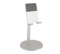 ZASCHMOY Adjustable Cell Phone Stand with Sturdy Metal Construction for Desk - Multifunctional Holder for Reading, Live Stream, and More - Height and Angle Adjustable for Enhanced Viewing