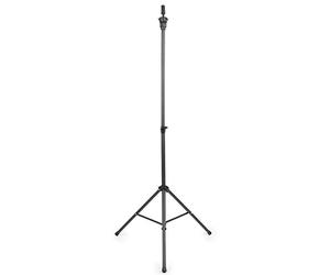 ZASCHMOY Adjustable Matte Thin Tube Hair Wig Stand Head Tripod Black Hairdressing