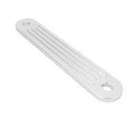 ZASCHMOY Aluminum TSP 2DP Transom Support Plate for Outboard Motor - 12in X 2in X 3/8in Thick Marine Transom Support for Lower Screw/Fastener Holes, Fits Models After 1986