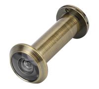 ZASCHMOY Anti Theft 220 Degree Viewing Angle Safety Door Viewer - Easy Installation, Compatible with 55-90mm Doors, Red Bronze Color - Ideal Home Security Solution (Extended 16mm, Aperture 16-23,