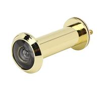 ZASCHMOY Anti Theft 220 Degree Viewing Angle Safety Door Viewer - Easy Installation, Compatible with 55-90mm Doors, Red Bronze Color - Ideal Home Security Solution (Extended 16 Gold Aperture 16-23