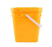 ZASCHMOY Automatic Chicken Waterer Cup Set with 12L Drum and Red Bowl for Poultry - Convenient, No-, Automatic Filling Water Feeder for Chickens, Ducks, Geese (Bucket + Big Blue Bowl + Black Screws)
