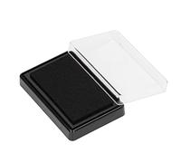 ZASCHMOY Baby Footprint Ink Pad - Safe Reusable Non- Handprint & Footprint Pad for Babies & Pets - Perfect Keepsake Gift - Easy Cleaning & Handling (Black Ink)