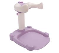 ZASCHMOY Baby Hug Bath Tower Non Slip Toddler Shower Stand Support with Adjustable Frame, Silicone Material for Safe Bathing, Portable Baby Bath Stand for Bathroom, Green (Violet)