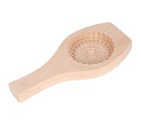 ZASCHMOY Beautiful Flower Pattern DIY Moon Cake Mold - Wood Baking Mold for Pastry and Cake Making at Home (No. 07)