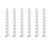 ZASCHMOY Beehive Frame Strip, 6Pcs Metal Frame Spacers Beehive Tool Beekeeper Beekeeping Tool for Spacing Bee Frames