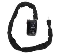 ZASCHMOY BT Vehicle Chain Lock, App-Controlled Vibration Alarm, Smart Anti-Theft Lock Suitable for E-Bikes and Motorcycles, red. (Black)