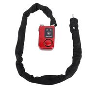 ZASCHMOY BT Vehicle Chain Lock, App-Controlled Vibration Alarm, Smart Anti-Theft Lock Suitable for E-Bikes and Motorcycles, red. (Red)