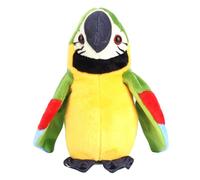 ZASCHMOY Cartoon Cute Electric Talking Plush Toy - Learn to Talk, Shake Head, Sing, Colorful Educational Toy for Kids (Green)