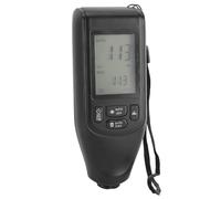 ZASCHMOY Digital Paint Coating Thickness | 0-2000um Measurement Range | Auto Detection & 3 Unit Display | Ideal for Industrial Metals in White (Black)