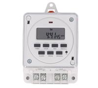 ZASCHMOY Digital Timer Switch 7 Day Programmable 8 On/Off Settings Daily Timer Control DC12V 16A High Switch for Home, Business and Garden Use