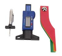 ZASCHMOY Digital Tire Tread Gauge - Portable Depth Measurement Tool for Cars & Trucks - LCD Display, Color Coded, for Brake Pads & Tires