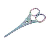 ZASCHMOY DIY French Tower Shaped Sewing Scissors, Stainless Steel, Suitable for Embroidery Crafts, Beautiful Decorative Scissors, 14 * 5.5cm (Multicolor)