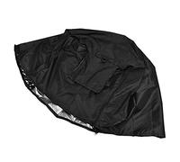 ZASCHMOY Dogs Wire Crate Cover 124.5x84x79cm Sunscreen Pet Cage Cover for Outdoor Use - Black (Black)