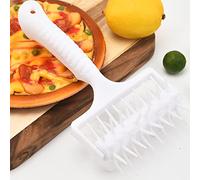 ZASCHMOY Dough Docker - A Versatile Dough Punch That Prevents Bubbling | Suitable for Pizza, Cookies, and Pastries | Premium Plastic, Comfortable Handle, 20.5 X 12 X 6.5 Cm