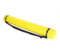 ZASCHMOY Drawing Storage Tube - Telescopic Drafting Case for Artworks and Documents, Adjustable Length from 63cm to 108cm, and, Ideal for Posters, Maps, and More (Yellow)