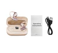 ZASCHMOY Earbuds Voice Translation Device, Real Time 138 Languages Two Way Translate Wireless Bluetooth 5.4 with 3 Modes for IOS, Touch Speaker Talk Freely, Ergonomic Comfortable Long (Beige)