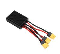 ZASCHMOY Electric Bike Double Battery Discharge Converter | Dual Battery Parallel Module Adapter for 20V-72V Batteries | Lightweight Aluminum Alloy | Enhance Power Supply for Long Rides (30A)