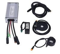 ZASCHMOY Electric Bike Motor Controller Kit 22A Speed Controller with LCD4 Display and 1 to 2 Cable Waterproof for 500W Gear Motor Electric Bicycle Conversion