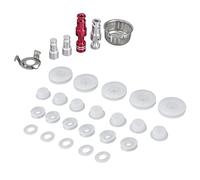 ZASCHMOY Electric Pressure Cooker Accessory Set - Universal Float Valve Gasket Replacement Kit with 4 Float Valves, Anti-Clogging Bracket & More for All Pressure Cooker Models
