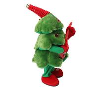 ZASCHMOY Electric Singing and Dancing Christmas Tree Plush Toy with 8 Songs Playing Continuously, Glowing and Swaying, Cute Electric Plush Toy for children. (Guitar Christmas Tree)