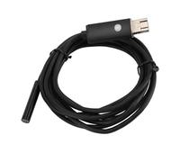 ZASCHMOY Endoscope Camera with 360° Rotatable HD Lens 640x480P & 6 LED Adjustable Lights, IP67 Water Resistant USB Borescope Snake Camera for Phone Tablet, 2m/6.6ft Semi Rigid Cable, Black (Black 2m