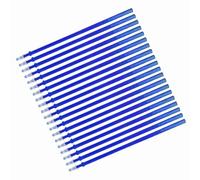ZASCHMOY Erasable Gel Ink Pen Refills Blue Fine Point 0.5mm 50 Pieces Replacement Refills for Erasable Pens Smooth Writing Office School Supplies Stationery (20pcs)